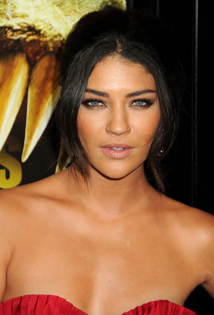 Jessica Szohr at the Los Angeles Premiere of 'Piranha 3D' held at Mann's Chinese 6 Theatre in Los Angeles on August 18, 2010