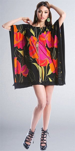 Julian Chang Kimono Mini Dress