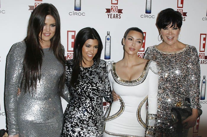 Khloe Kardashian, Kourtney Kardashian, Kim Kardashian and Kris Jenner