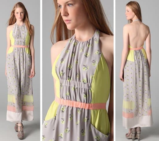 rebecca-taylor-patchwork-halter-dress