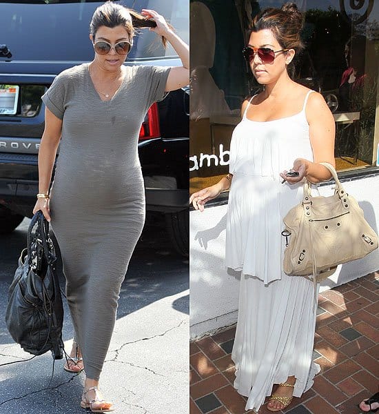 Kourtney Kardashian out in Malibu, CA on May 6, 2012; Outside Fred Segal in West Hollywood, CA on May 16, 2012