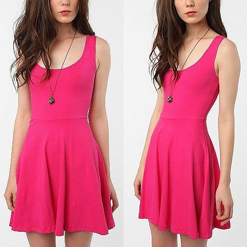 Sparkle & Fade knit circle dress in pink