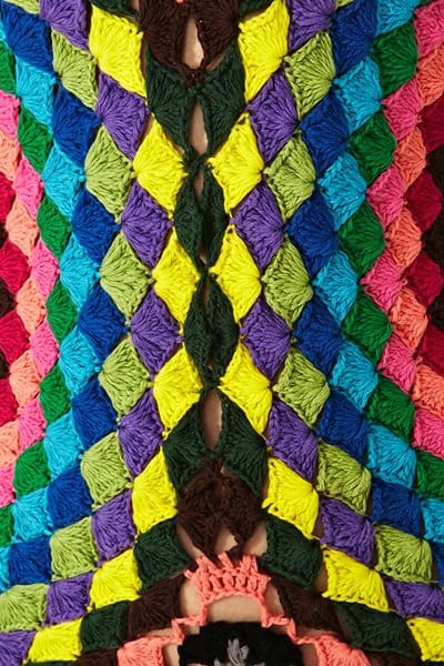 Shakuhachi Psychedelic Crochet Dress