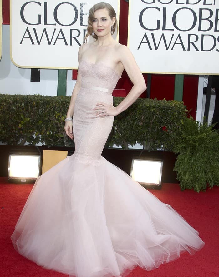Amy Adams at the 70th Annual Golden Globe Awards held at the Beverly Hilton Hotel