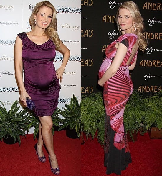 Holly Madison at the official opening-night party of 'Rock of Ages' at the Venetian Hotel and Casino in Las Vegas, Nevada on January 5, 2013; At Andrea's Restaurant grand opening at the Wynn Las Vegas & Encore Resort Featuring in Las Vegas, Nevada on January 16, 2013