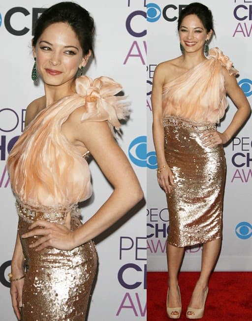 Kristin Kreuk at the 39th Annual People’s Choice Awards at Nokia Theatre L.A. Live in Los Angeles on January 8, 2013