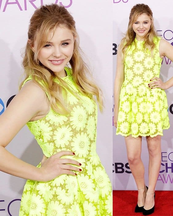 Chloe Moretz at the 39th Annual People’s Choice Awards at Nokia Theatre L.A. Live in Los Angeles on January 8, 2013