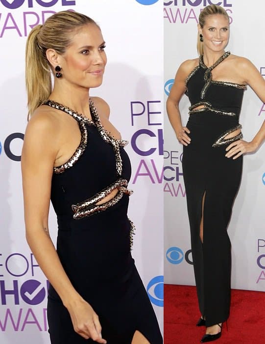 Heidi Klum at the 39th Annual People’s Choice Awards at Nokia Theatre L.A. Live in Los Angeles on January 8, 2013