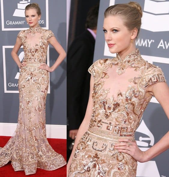 Singer Taylor Swift attends The 54th Annual GRAMMY Awards Pre-Telecast at Los Angeles Convention Center on February 12, 2012
