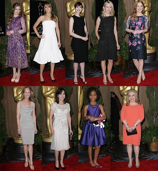 Best nominated actresses at the 85th Academy Awards - Nominees Luncheon