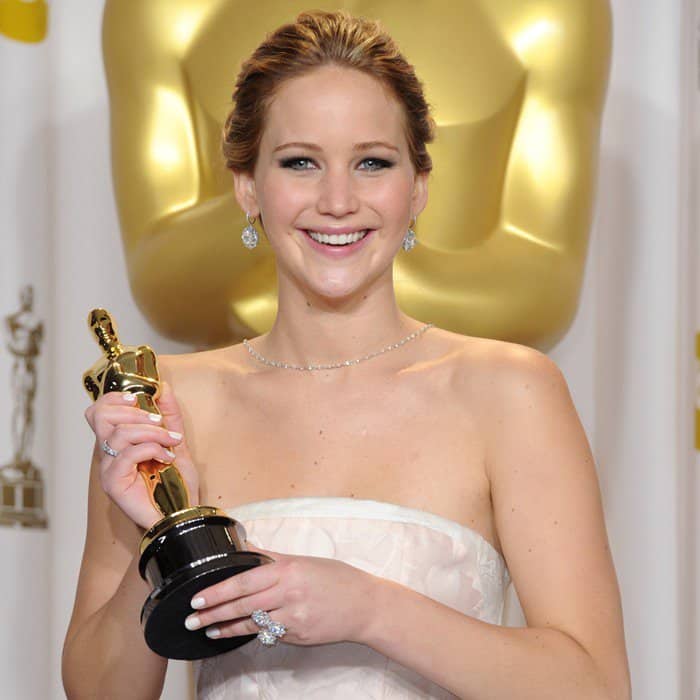 Jennifer Lawrence won an Academy Award for Best Actress for her performance in Silver Linings Playbook