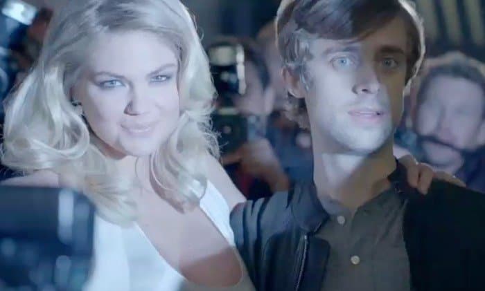 Kate Upton's white dress in her Mercedes-Benz Super Bowl video