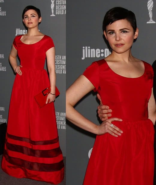 Actress Ginnifer Goodwin attends the 15th Annual Costume Designers Guild Awards