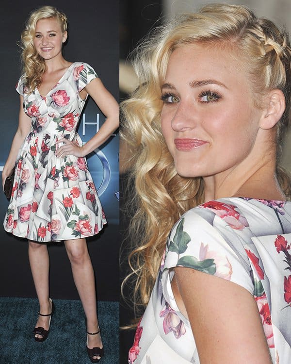 AJ Michalka at The premiere of 'The Host' held at the Arclight theatre on March 19, 2013