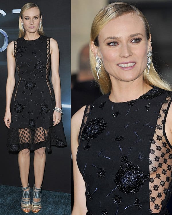 Diane Kruger at The premiere of 'The Host' held at the Arclight theatre on March 19, 2013