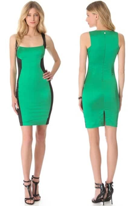 Just Cavalli Colorblock Piped Dress