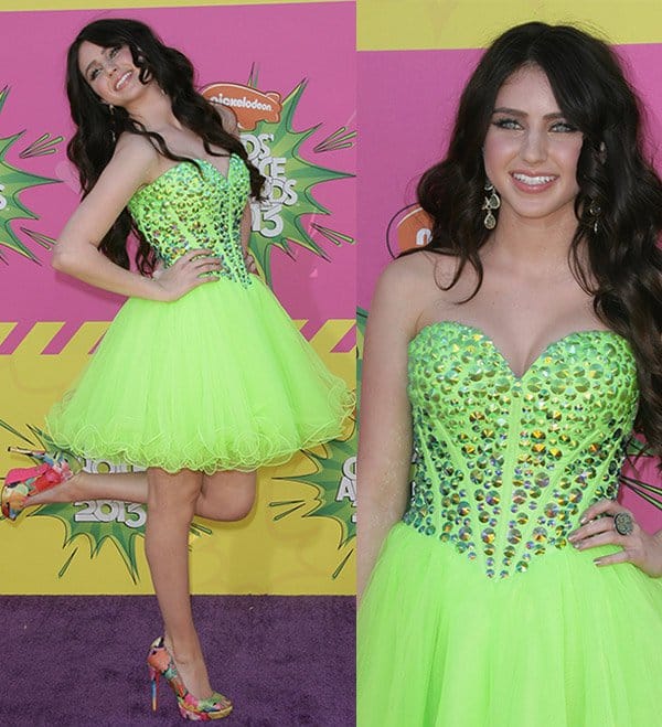 Ryan Newman was playfully dressed at Nickelodeon's 26th Annual Kids' Choice Awards