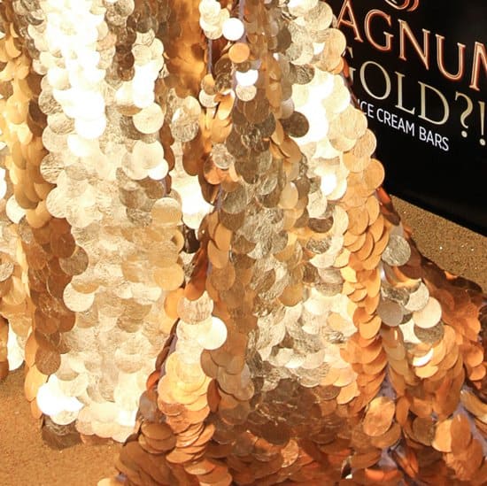 Zac Posen's gold dress designed to promote a Magnum ice cream bar is worth 1.5 million dollars