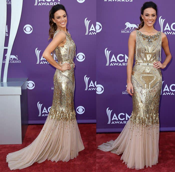 Jana Kramer at the 48th Annual ACM Awards held at the MGM Grand Garden Arena