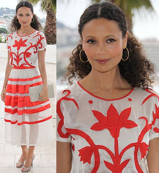 Thandie Newton at the Rogue photo call held during the 2013 MIPTV Market in Cannes