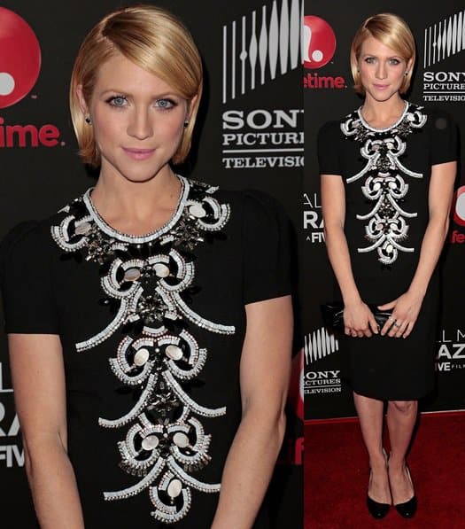 Actress Brittany Snow arrives at the Los Angeles Premiere "Call Me Crazy: A Five Film"