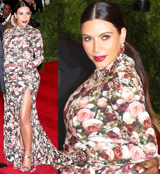Kim Kardashian at the Costume Institute Gala at The Metropolitan Museum of Art in New York City, New York on May 6, 2013