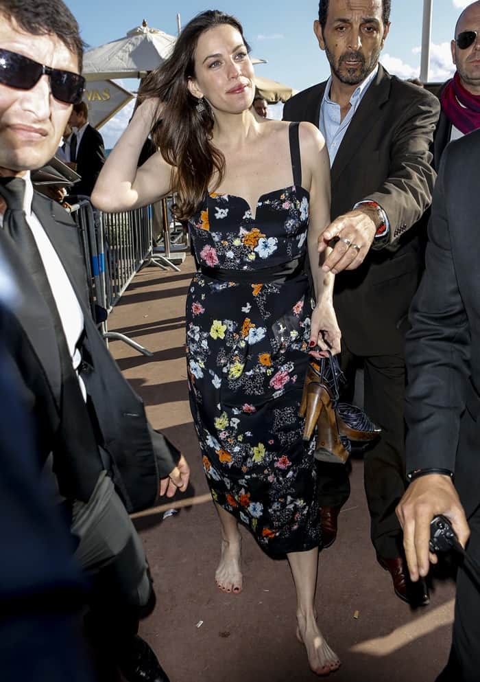 Liv Tyler at Magnum Ice Cream's Beach photo call held during the Cannes Film Festival in France on May 17, 2013