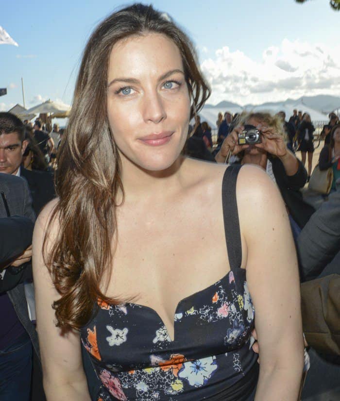 Liv Tyler at Magnum Ice Cream's Beach photo call held during the Cannes Film Festival in France on May 17, 2013