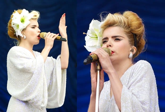 Paloma Faith at T in the Park 2013, day 2, held in Kinross, Perthshire, Scotland