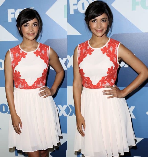 Hannah Simone at the 2013 Fox Summer TCA All-Star Party in Los Angeles on August 1, 2013