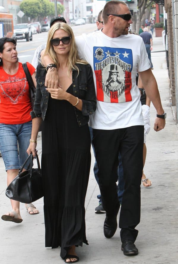 Heidi Klum spending some quality time with her boyfriend, Martin Kristen, in Los Angeles on August 17, 2013