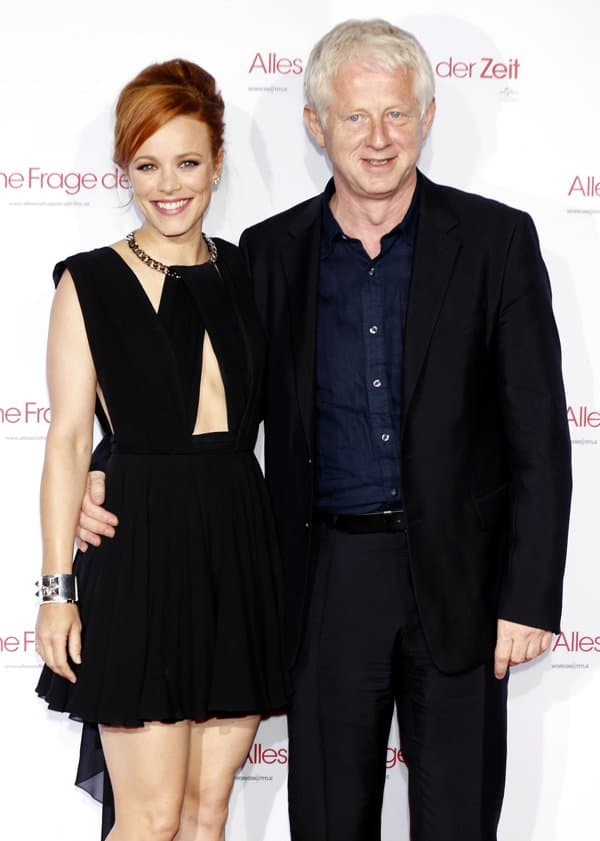 Rachel McAdams with About Time director Richard Curtis