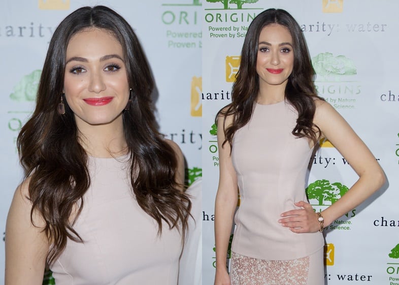 Emmy Rossum hosting the Origins Smarty Plants charity event at Jimmy at the James