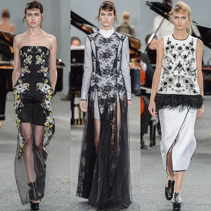Signature Erdem looks from the Erdem Spring 2014 collection