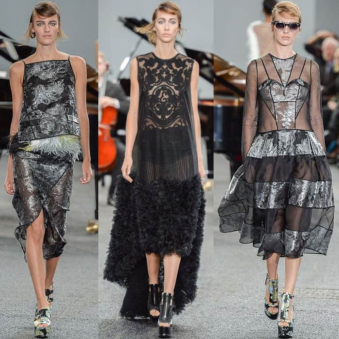Signature Erdem looks from the Erdem Spring 2014 collection