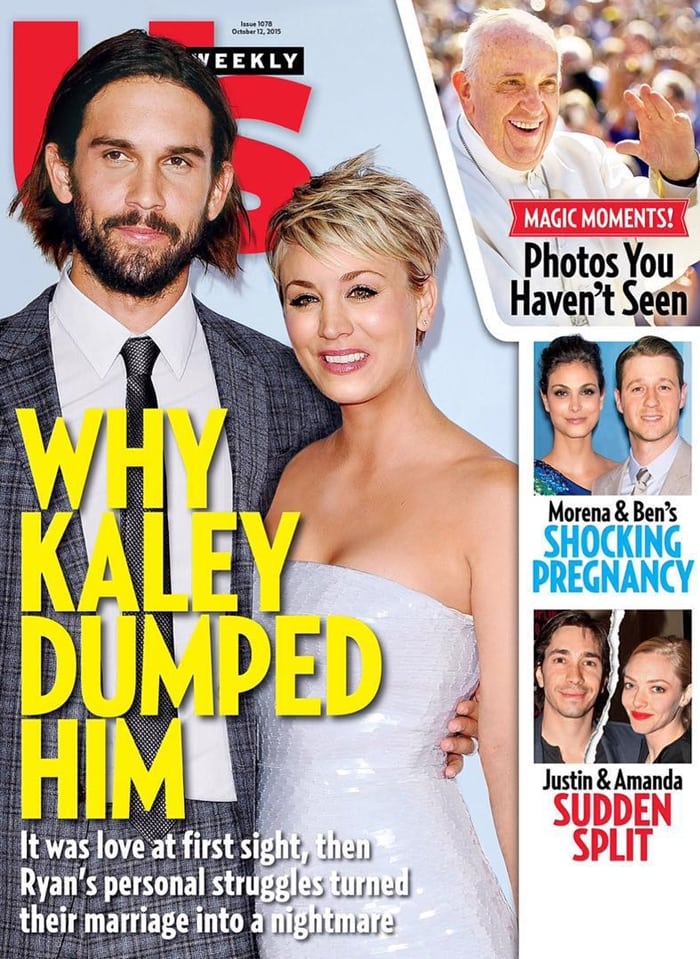 Kaley Cuoco reportedly ended her marriage to Ryan Sweeting because he was addicted to painkillers