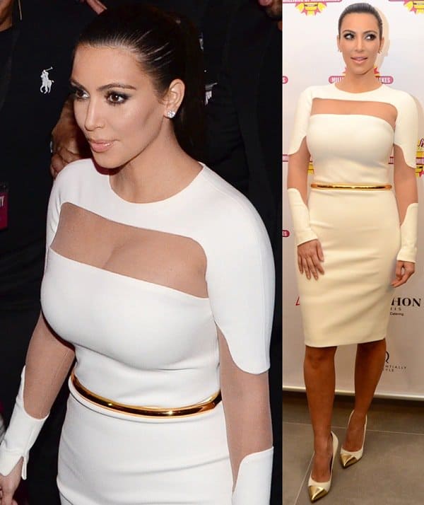 Reality TV Star Kim Kardashian caused a fan frenzy in Kuwait
