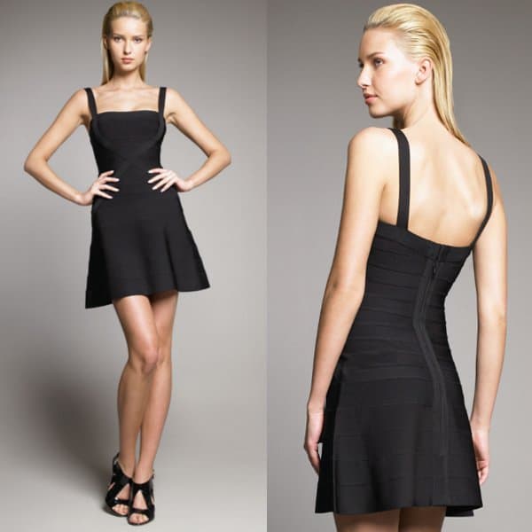 Herve Leger Fit and Flare Dress
