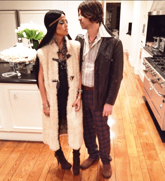 Rachel Zoe and husband Rodger Berman as Sonny and Cher