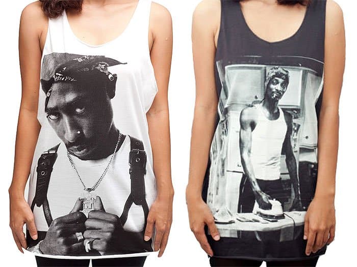 Hip-Hop Rapper Tank Top Dresses 1