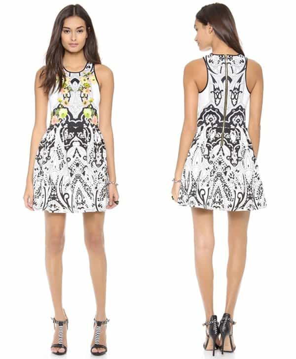 Juicy Couture Deco Holiday Print Dress