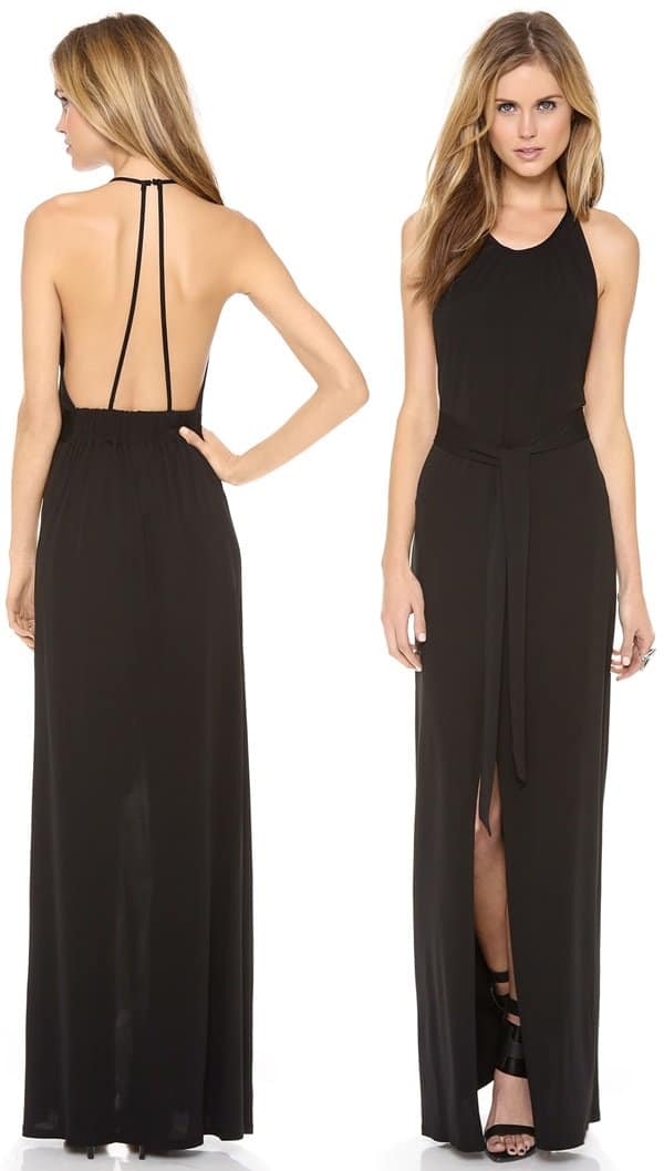 Rory Beca Lily Halter Gown