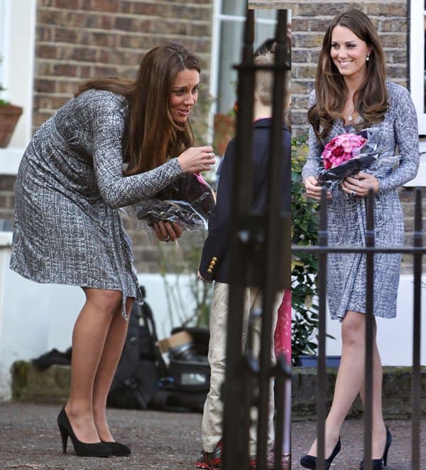 Catherine, Duchess of Cambridge leaves Hope House