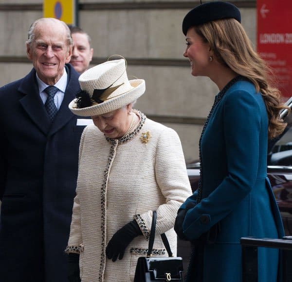 Members of the Royal Family visit Baker Street tube station