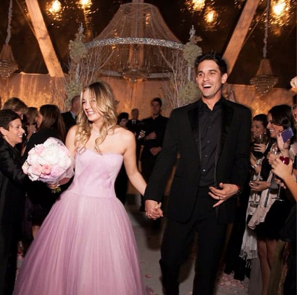 Kaley Cuoco and former professional tennis player Ryan Sweeting met on a blind date set up by their mutual friend