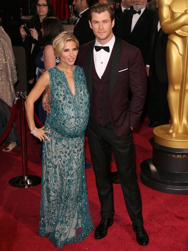 Chris Hemsworth and Elsa Pataky at the 86th Annual Oscars