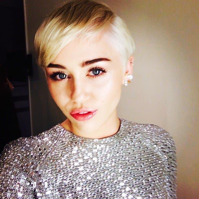 Miley Cyrus' selfie at the 2014 World Music Awards