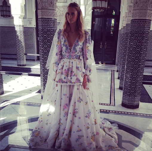 Poppy Delevingne celebrated her wedding for the second time in Marrakech