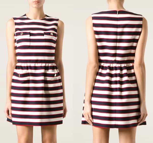 Valentino Striped Shift Dress