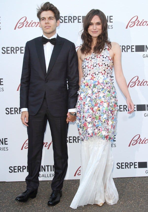 Keira Knightley with James Righton at the Serpentine Gallery Summer Party